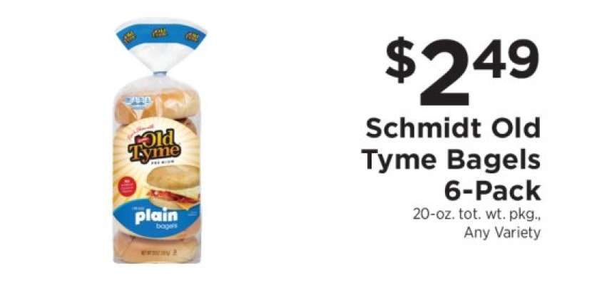 Schmidt Old Tyme Bagels 6-Pack