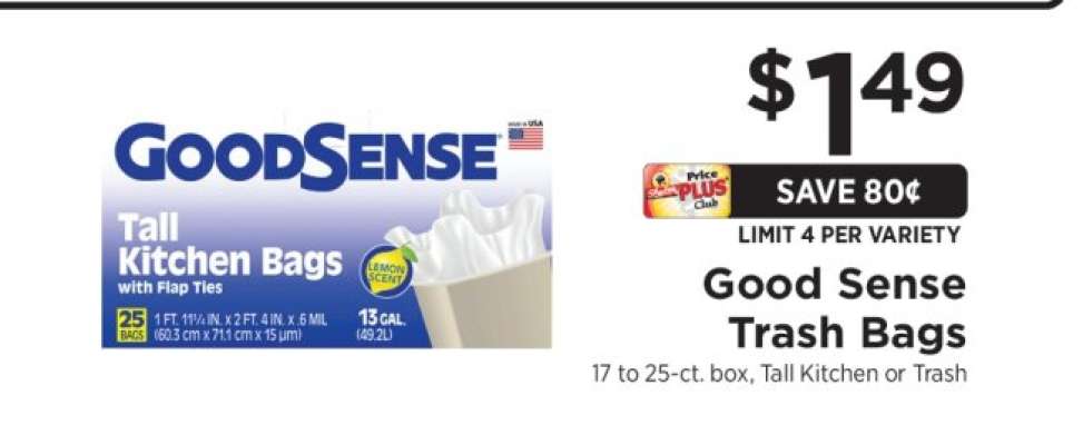 Good Sense Trash Bags