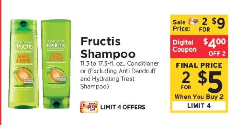 Fructis Shampoo