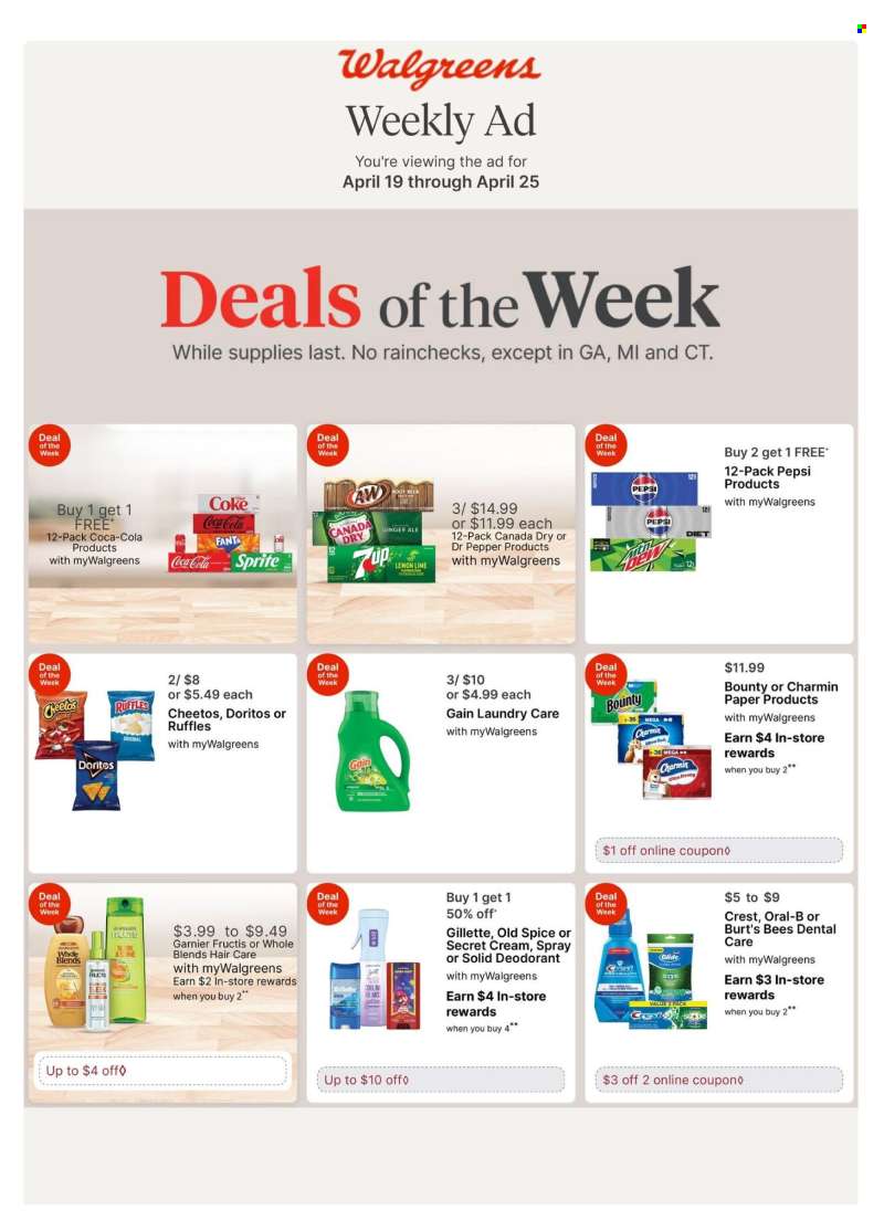 Walgreens Flyer - 04/19/2026 - 04/25/2026.