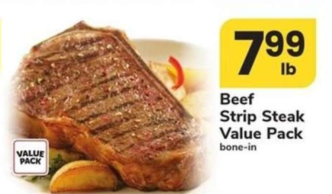 Beef Strip Steak Value Pack