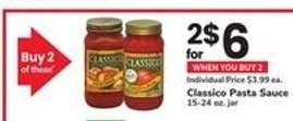 Classico Pasta Sauce