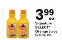 Signature Select Orange Juice