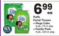 Puffs Facial Tissues