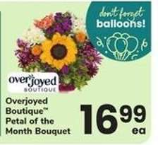 Overjoyed Boutique™ Petal of the Month Bouquet