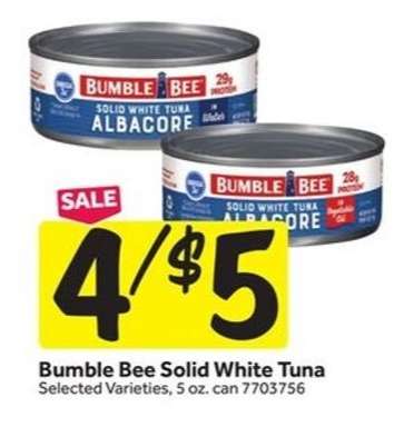Bumble Bee Solid White Tuna