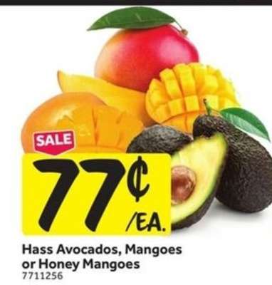 Hass Avocados, Mangoes or Honey Mangoes