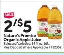 Nature's Promise Organic Apple Juice
