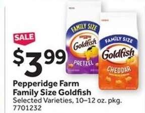 Pepperidge Farm Family Size Goldfish