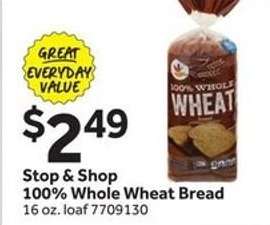 Stop & Shop 100% Whole Wheat Bread
