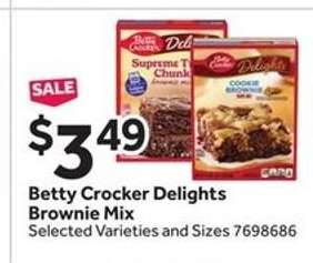 Betty Crocker Delights Brownie Mix