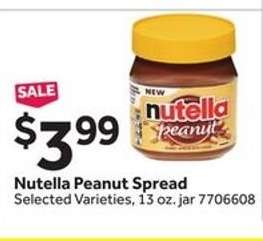 Nutella Peanut Spread