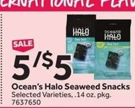 Ocean's Halo Seaweed Snacks