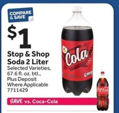 Stop & Shop Soda 2 Liter
