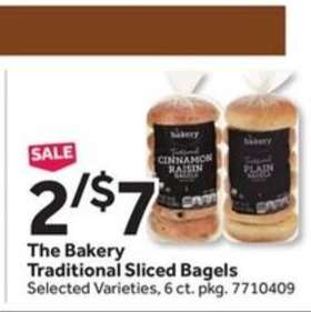The Bakery Traditional Sliced Bagels