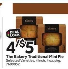 The Bakery Traditional Mini Pie