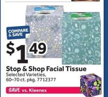 Stop & Shop Facial Tissue
