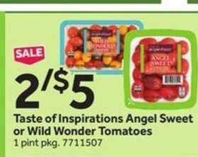 Taste of Inspirations Angel Sweet or Wild Wonder Tomatoes