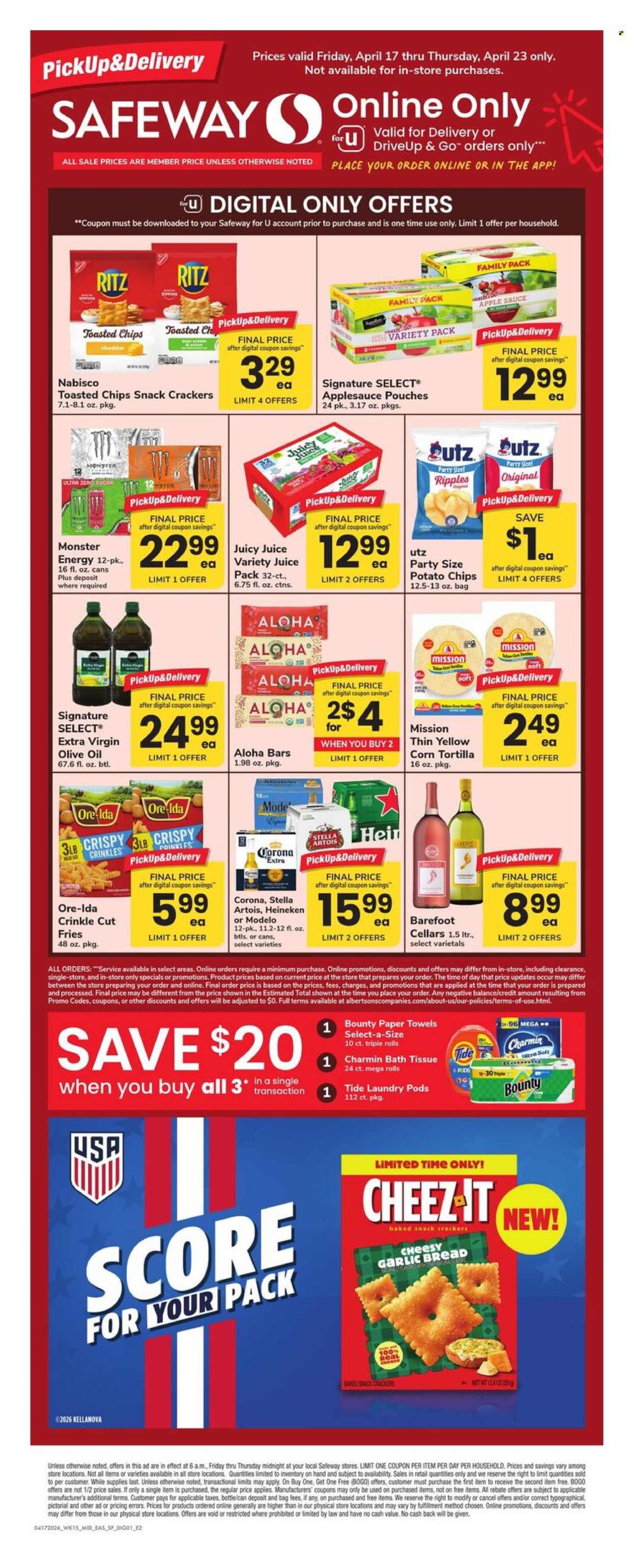 Safeway ad - 04/17/2026 - 04/23/2026. Page 1