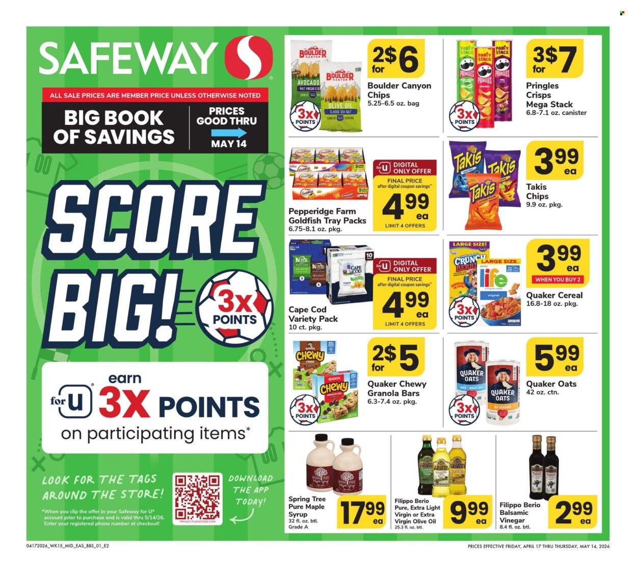 Safeway ad - 04/17/2026 - 05/14/2026. Page 1