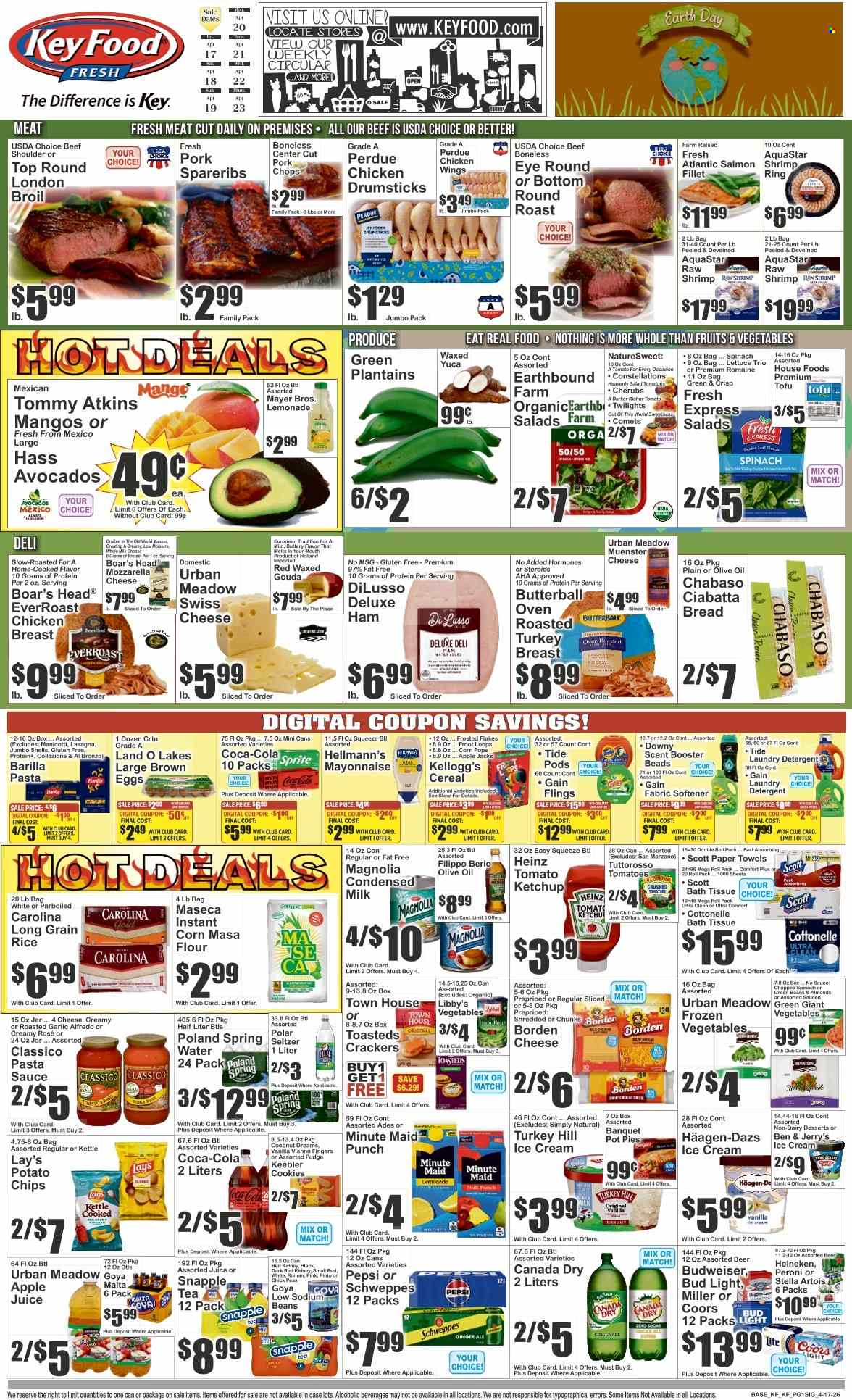 Key Food ad - 04/17/2026 - 04/23/2026. Page 1
