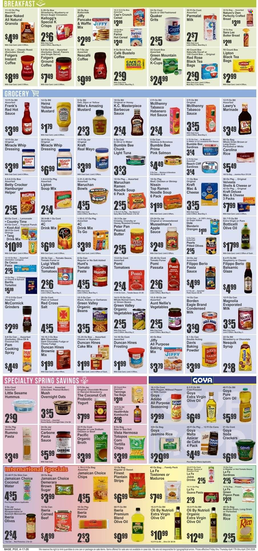 Key Food ad - 04/17/2026 - 04/23/2026. Page 6