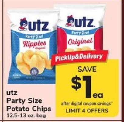 Utz Party Size Potato Chips