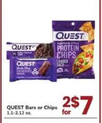 QUEST Bars or Chips