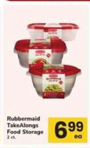 Rubbermaid TakeAlongs Food Storage