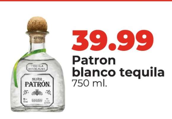 Patron blanco tequila