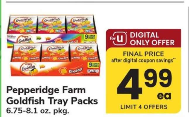Pepperidge Farm Goldfish Tray Packs