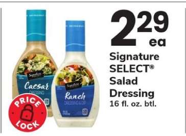 Signature Select Salad Dressing