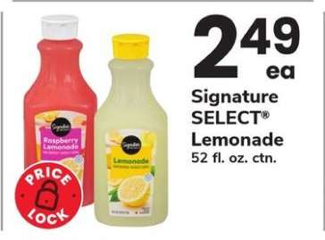 Signature Select Lemonade