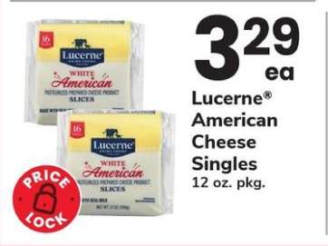 Lucerne American Cheese Singles