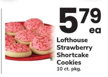 Lofthouse Strawberry Shortcake Cookies