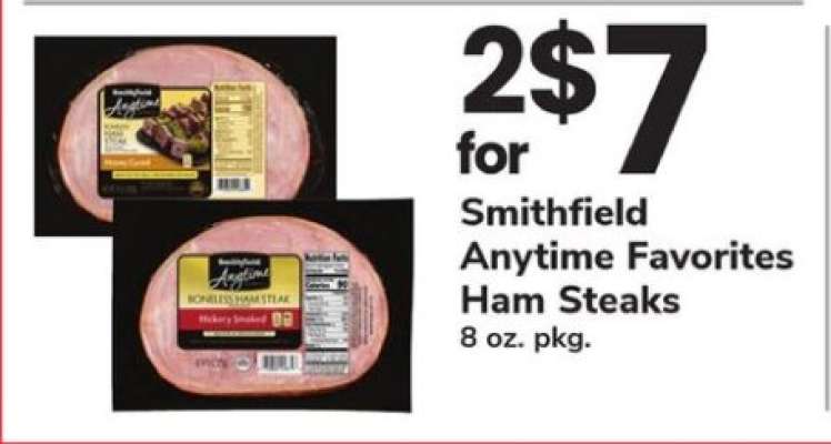 Smithfield Anytime Favorites Ham Steaks