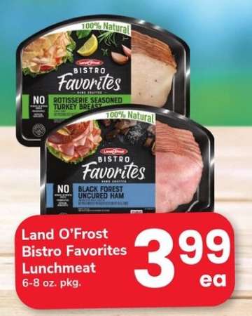 Land O'Frost Bistro Favorites Lunchmeat