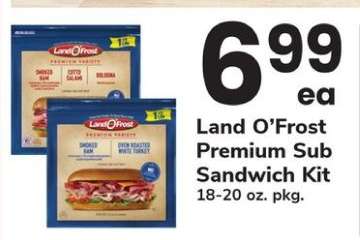 Land O’ Frost Premium Sub Sandwich Kit