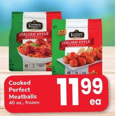 Cooked Perfect Meatballs