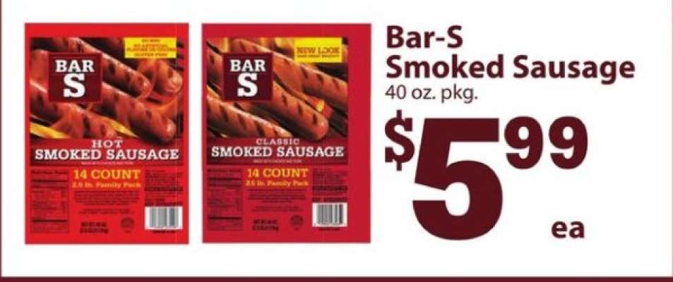 Bar S Smoked Sausage
