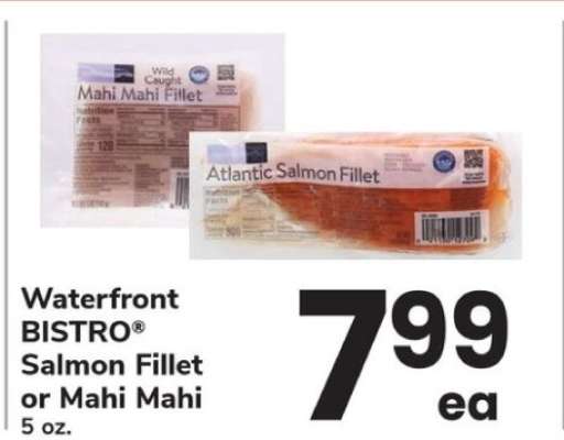 Waterfront BISTRO® Salmon Fillet or Mahi Mahi