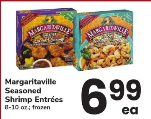 Margaritaville Seasoned Shrimp Entrées