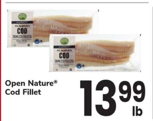 Open Nature Cod Fillet