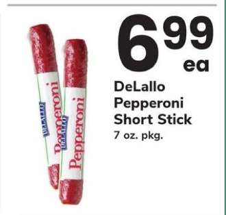 DeLallo Pepperoni Short Stick