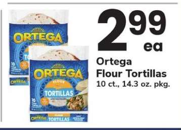Ortega Flour Tortillas