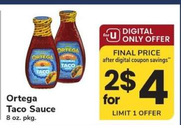 Ortega Taco Sauce*