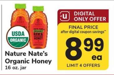 Nature Nate's Organic Honey