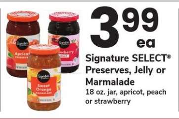 Signature SELECT Preserves, Jelly or Marmalade