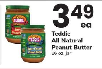 Teddie All Natural Peanut Butter