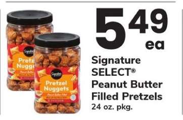 Signature SELECT Peanut Butter Filled Pretzels